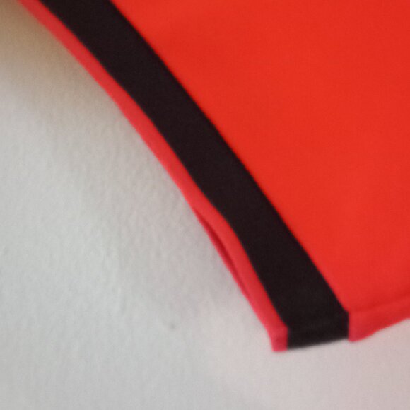 PSYCHO BUNNY hot salmon pink and black polo shirt - Picture 5 of 14